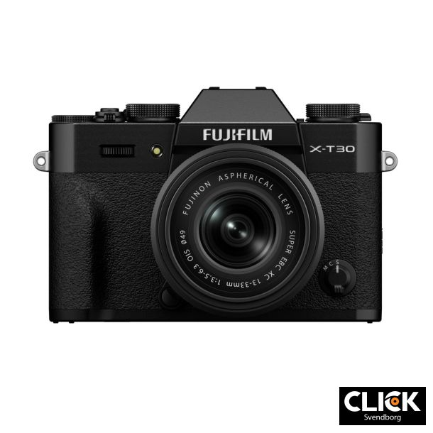 Fujifilm X-T30 III m/XC13-33mmF3.5-6.3 OIS Sort