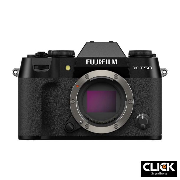 Fujifilm X-T50 Body Black (Kb XF27mm samtidigt og f 1500,- i rabat)