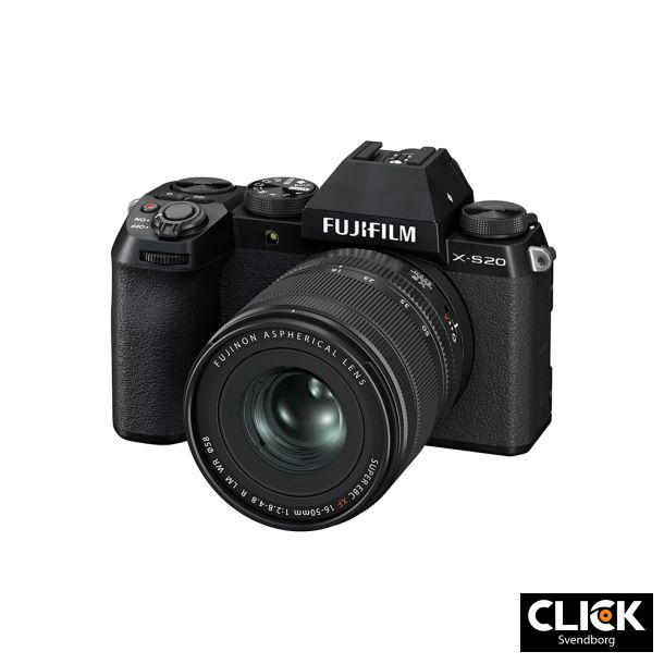 Fujifilm X-S20 m/16-50mm F2.8-4.8 R (Kb XF27mm samtidigt og f 1500,- i rabat)
