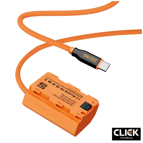 ZGCINE USB-C PD to FZ-100 for SONY Dummy Battery Cable