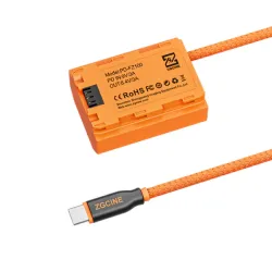 ZGCINE USB-C PD to FZ-100 for SONY Dummy Battery Cable