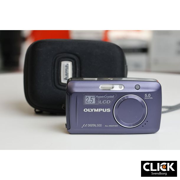 Brugt Olympus MJU:500 bl.